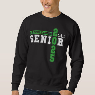 Cheerleading Senior Night Cheer Senior 2025 Gradua Sweatshirt