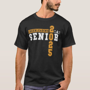 Cheerleading Senior Night Cheer Senior 2025 Gradua T-Shirt