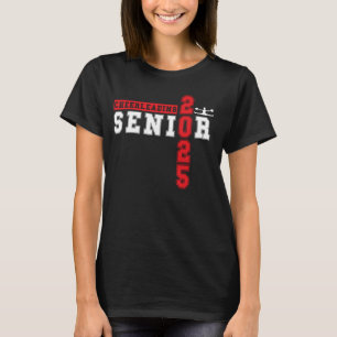 Cheerleading Senior Night Cheer Senior 2025 Gradua T-Shirt