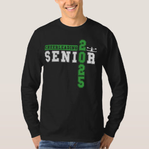 Cheerleading Senior Night Cheer Senior 2025 Gradua T-Shirt