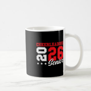 Cheerleading Senior Night Cheer Senior 2026 Gradua Coffee Mug