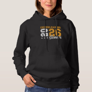Cheerleading Senior Night Cheer Senior 2026 Gradua Hoodie