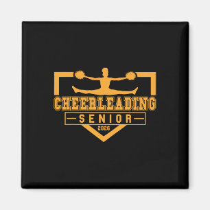 Cheerleading Senior Night Cheer Senior 2026 Gradua Magnet