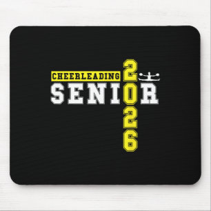 Cheerleading Senior Night Cheer Senior 2026 Gradua Mouse Mat
