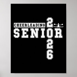 Cheerleading Senior Night Cheer Senior 2026 Gradua Poster