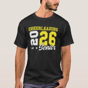 Cheerleading Senior Night Cheer Senior 2026 Gradua T-Shirt