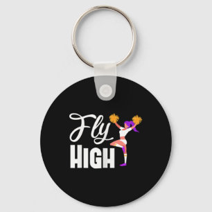 Cheerleading Shirt For Flyer Inspirational Cheerle Key Ring