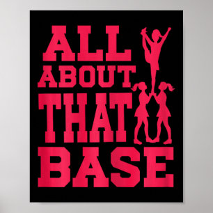 Cheerleading Shirt Girls Cheerleader Cheer Girl Poster