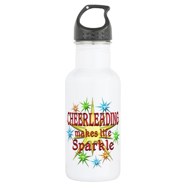 Cheerleading Sparkles 532 Ml Water Bottle (Front)