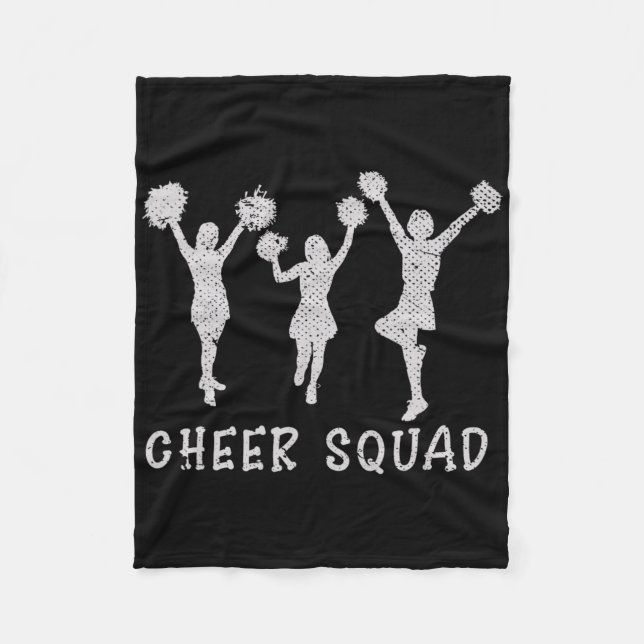 Cheerleading Squad Cheer Team Cheering Practice Ch Fleece Blanket (Front)