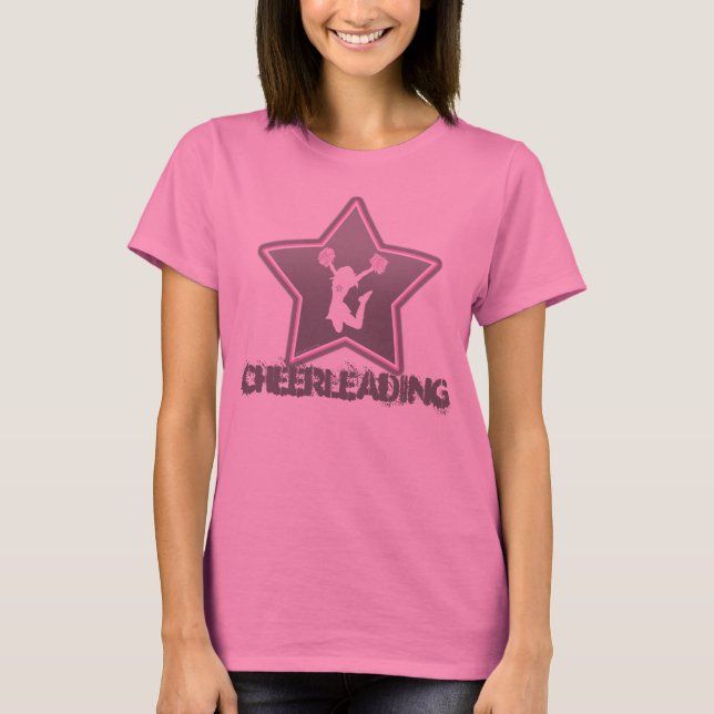 Cheerleading Star Tie-Dye T-Shirt (Front)