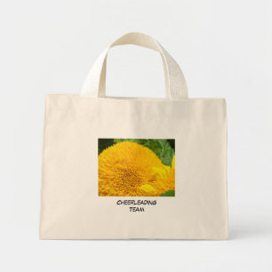 Cheerleading Team Sports Tote Bag Sunflower