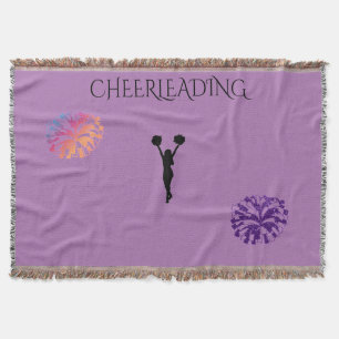 Cheerleading throw blanket.