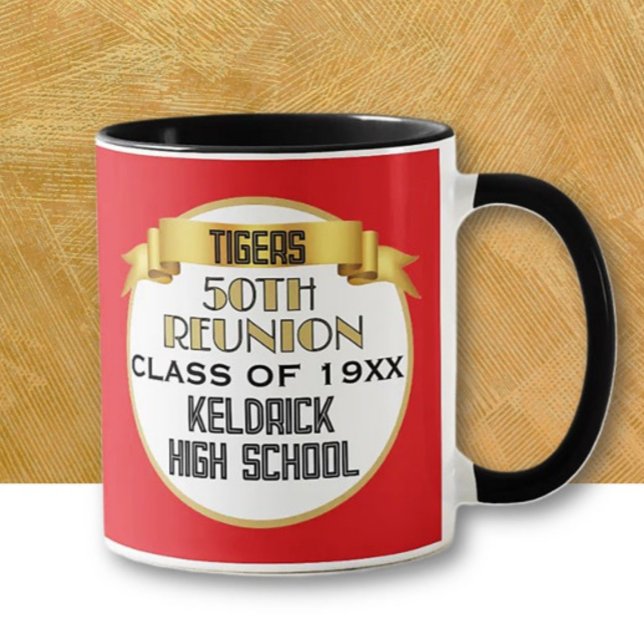 Cheers! 50th Class Reunion Favour Mug (Creator Uploaded)