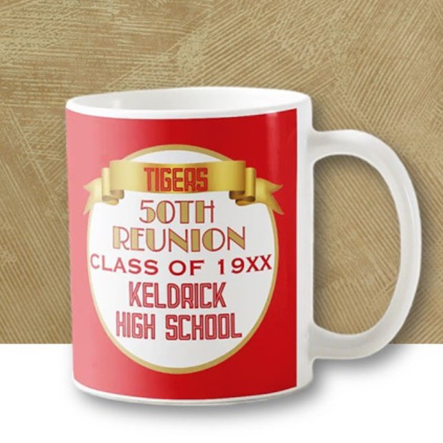 Cheers! 50th Class Reunion Favour Mug (Creator Uploaded)