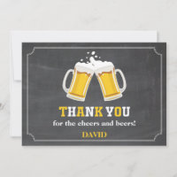 Cheers and Beers Beer Mug Chalkboard