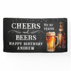 Cheers and Beers Birthday Banner