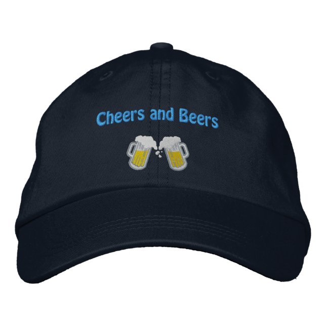 Cheers and Beers Embroidered Cap (Front)