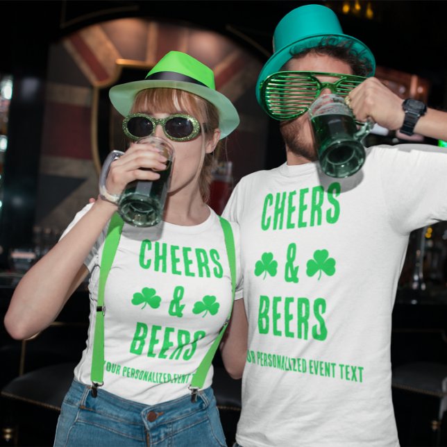 Cheers and Beers Party Event T-Shirt (Creator Uploaded)