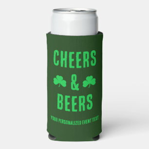 Cheers and Beers Party Seltzer Can Cooler