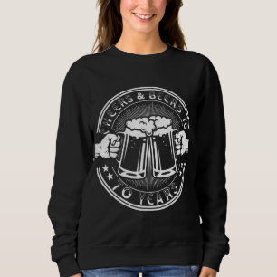 Cheers and Beers To 70 Years Old 70th Birthday Dri Sweatshirt