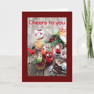 **CHEERS AND HAPPY HOLIDAYS TO YOU**  HOLIDAY CARD