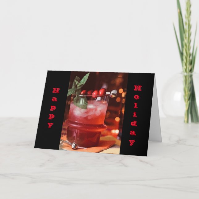 **CHEERS AND SALUTATIONS** THIS HOLIDAY SEASON CARD (Front)