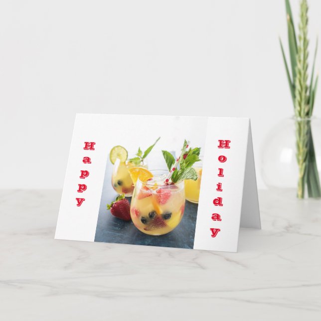 **CHEERS AND SALUTATIONS** THIS HOLIDAY SEASON CARD (Front)