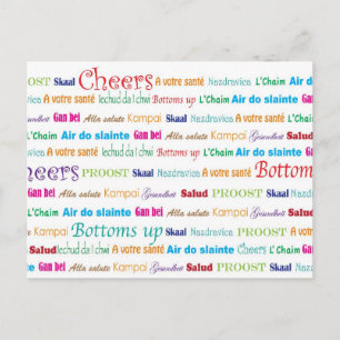 Cheers_Around The World Postcard
