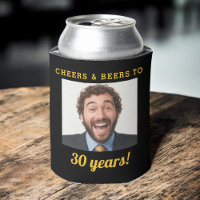 Cheers & Beers 30 Years Birthday Photo Keepsake