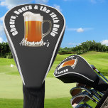 Cheers Beers and the 19th Hole  Golf Head Cover<br><div class="desc">Golf Club Cover Cheers Beers and the 19th Hole Beer Drinking design, with beer stein mug. This Golfing Beer Drinking-themed design is just right for your occasion and makes the perfect personalised Gift, it's great for graduation weddings, parties, family reunions, and just everyday fun. Our easy-to-use template makes personalising easy....</div>