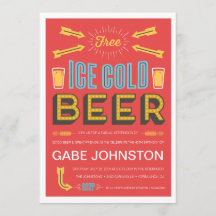 Cheers & Beers Birthday Invitation