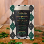 Cheers & Beers Guinness Pint 40th Birthday Invitation<br><div class="desc">Celebrate in style this year with these trendy Guinness pint Birthday invitations. The design is easy to personalise with your own wording and your family and friends will be thrilled when they receive these fabulous party invites.</div>