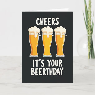 Cheers Beerthday Graphic Card