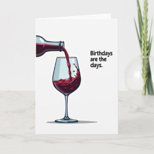 Cheers Birthday Pouring Splash Card