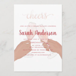 Cheers Bridal Shower Invitation