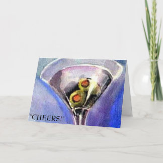 "CHEERS!" By Karen J. Layer Card