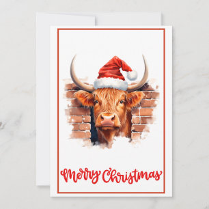 Cheers & Chill Snowman Holiday Card