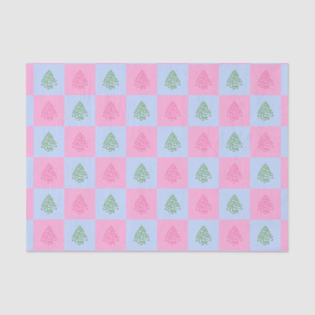 CHEERS CHRISTMAS TREES 2-TISSUE WRAPPING PAPER (Front)