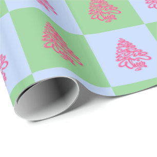 CHEERS CHRISTMAS TREES 3-GIFT WRAP PAPER