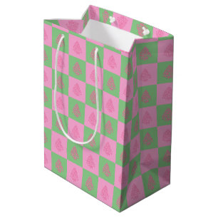 CHEERS CHRISTMAS TREES-4-GIFT BAG m