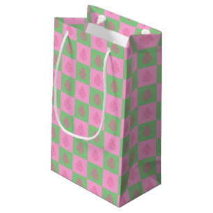 CHEERS CHRISTMAS TREES-4-GIFT BAG s