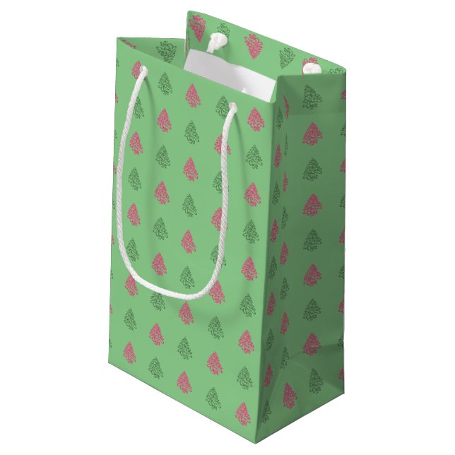 CHEERS CHRISTMAS TREES-5-GIFT BAG s (Back Angled)