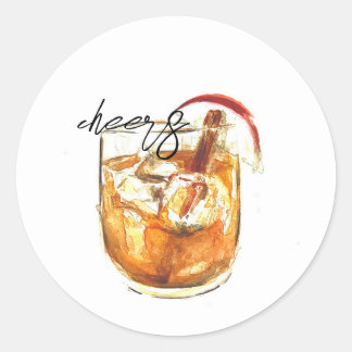 Cheers Classic Round Sticker