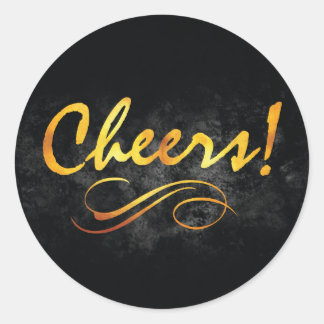 Cheers Classic Round Sticker