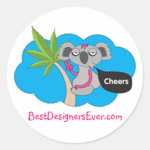 Cheers Classic Round Sticker