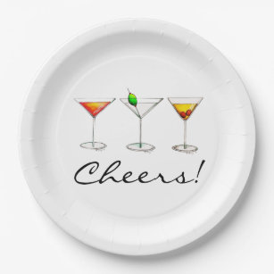 cocktail paper plates