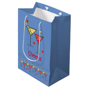 Cheers! Cocktails  Medium Gift Bag
