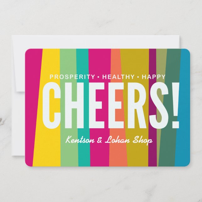 cheers & colourful patterned (Front)