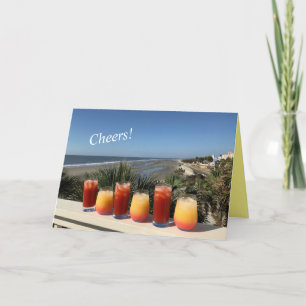 Cheers! Congratulatory card. Inside Blank Card